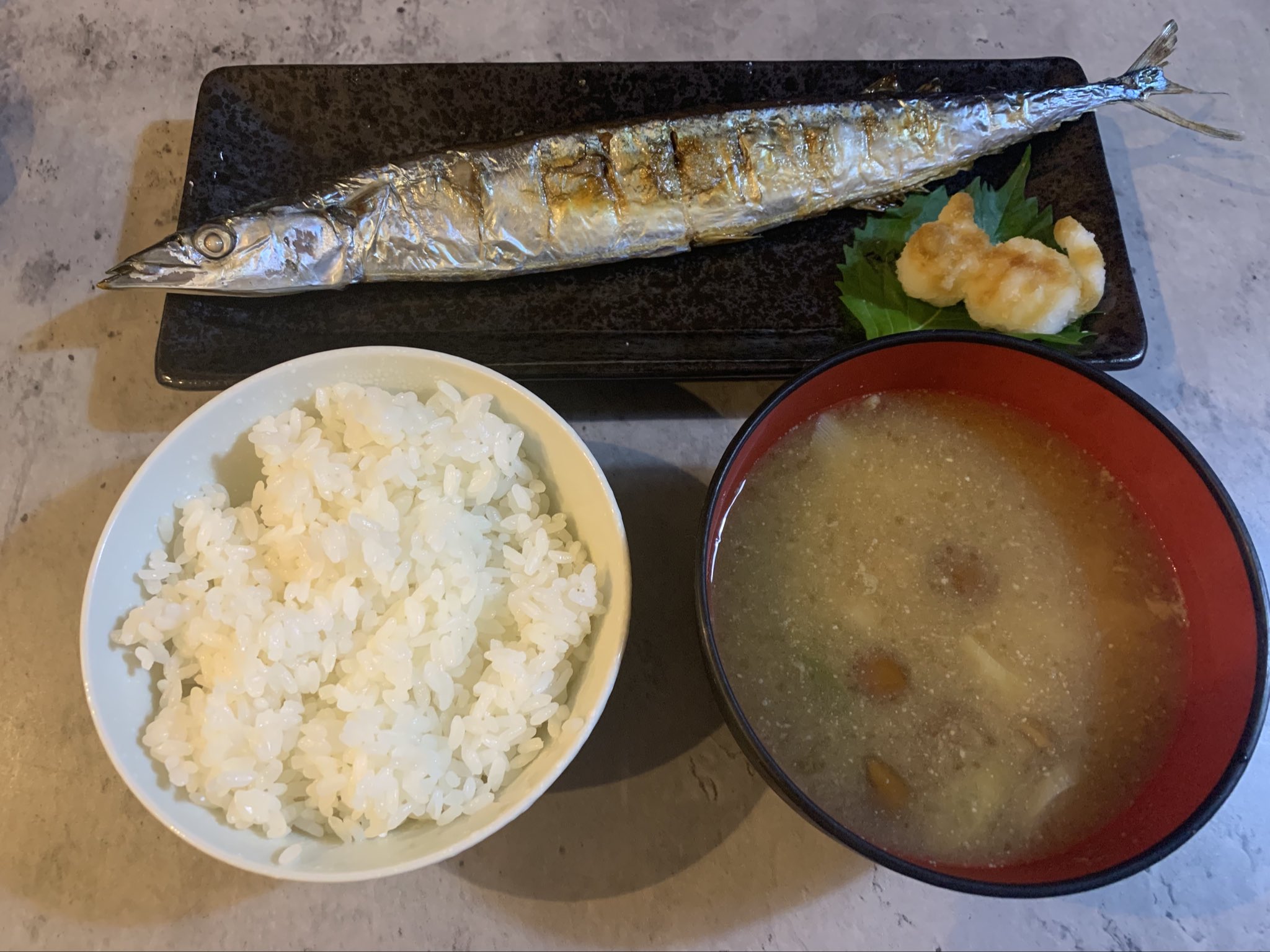 サンマ定食